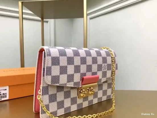 VUITTON CROISETTE CHAIN WALLET LOUIS 0701